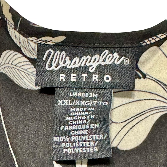 Wrangler Retro Floral Print Longline Lightweight Open Front Kimono XXL - Picture 10 of 10